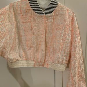 Batwing crop jacket size S